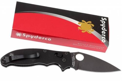 5891 Spyderco Manix 2 Black - 101GPBBK2 фото 21