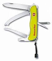 Военный нож Victorinox Нож перочинный Victorinox RescueTool 0.8623.N с фиксатором лезвия 15 функций желтый люминисцентный