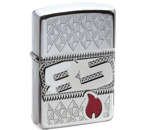 138 ZIPPO Зажигалка ZIPPO 85 Armor Facet с покрытием High Polish Chrome