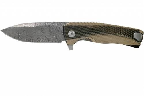 5891 Lion Steel ROK DD GL Damascus Gold фото 7