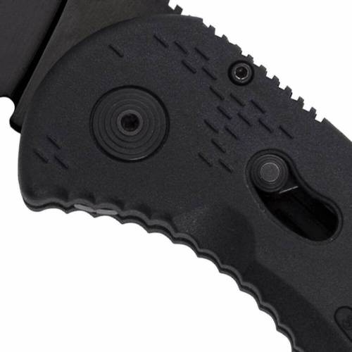 3810 SOG с фиксатором Aegis Black 8.9 см. - AE02 фото 4