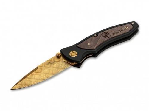 5891 Boker Tirpitz-Damascus Gold