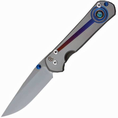 3810 Chris Reeve Large Sebenza 21 Unique Graphics Opal Mosaic Triplet Cabochon